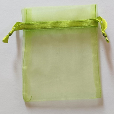 Qx Organza tasak 10×12 cm zöld dekorációs kellék
