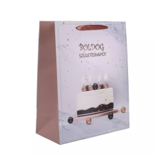 Qx Torta mintás születésnapi ajándéktasak - 11 x 14 cm ajándéktasak