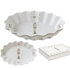  R2S.1048RNUT Porcelán ováltálca 27x17x4,5cm, dobozban, Royal Nutcracker konyhai eszköz