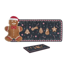 R2S.1471GING Porcelántálca 36x16cm, dobozban, Gingerbread konyhai eszköz