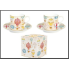 R2S .211AIRB Porcelán eszpresszócsésze+alj 2 személyes 75ml dobozban,Air Balloons