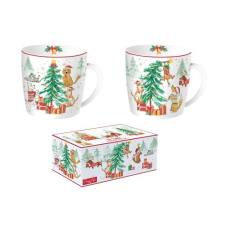  R2S.213CHGA Porcelán bögreszett 2db-os, dobozban, 350ml, Christmas Gang bögrék, csészék