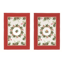  R2S.2634CHBE Konyharuhaszett 2 db-os 50x70cm, 100% pamut, Christmas Berries lakástextília