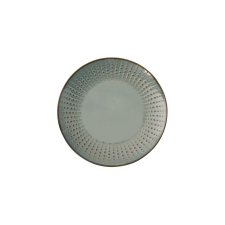  R2S.2762DROC Porcelán desszerttányér 21cm,Drops Celadon tányér és evőeszköz