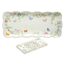  R2S.3134DANB Porcelántálca 36x14cm, dobozban, Dancing Butterflies konyhai eszköz