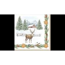 R2S .414WHIF Papírszalvéta 33x33cm, 20db-os, White Forest papírárú, csomagoló és tárolóeszköz