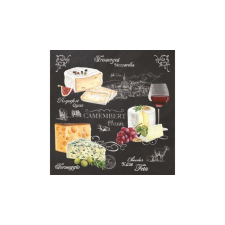R2S .414WOCH Papírszalvéta 33x33cm, World Of Cheese,20db-os papírárú, csomagoló és tárolóeszköz