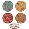  R2S.464ASYM Porcelán desszerttányérszett 4db-os, 20cm,dobozban, Autumn Symphony