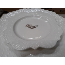 R2S 4 darabos porcelán desszertes tányér, 20 cm, 153313 tányér és evőeszköz
