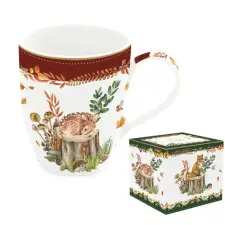  R2S.918FODR Porcelánbögre 350ml dobozban, Forest Dream konyhai eszköz