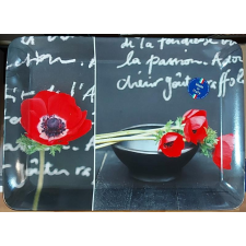 R2S Easy Life műa.tálca, Poppies 2014, 31X23 cm, 153109POP konyhai eszköz