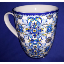 R2S Maiolica Blue White porcelán bögre, 350 ml, bögrék, csészék