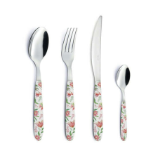 R2S R2S.2273BOCH Rozsdamentes kiskanál műanyag dekorborítású nyéllel, Botanic Chic tányér és evőeszköz