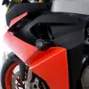 R&G RACING Aero bukógombák - Fekete Aprilia RS660 R&G RACING  Vázak, idomok, kiegészítők Védőelemek Motorvédők