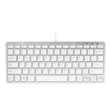 R-GO Tools R-Go Tastatur Compact US-Layout                      weiß retail (RGOECQYW) billentyűzet