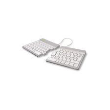 R-GO Tools R-Go Tastatur Split Break DE-Layout Bluetooth          weiß (RGOSBDEWLWH) billentyűzet