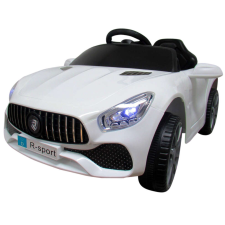 R-Sport Cabrio B3 Elektromos autó hang- és fényeffekttel + távirányító 6V #fehér elektromos járgány