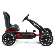 R-Sport Fiat Abarth Gokart gyerekeknek - G6, fekete lábbal hajtható járgány