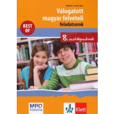 Raabe Klett Oktatási Tanácsadó és Kiadó Válogatott magyar felvételi feladatsorok 8. osztályosoknak tankönyv