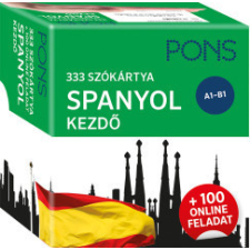 RAABE KLETT Oktatási Tanácsadó PONS 333 szókártya Spanyol kezdő + 100 online feladat nyelvkönyv, szótár