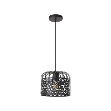 Rabalux 2156 - Csillár ALESSANDRA 1xE27/60W/230V fekete világítás
