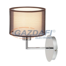 RÁBALUX 2628 Anastasia fali lámpa E27 max 60W króm/barna 230V világítás