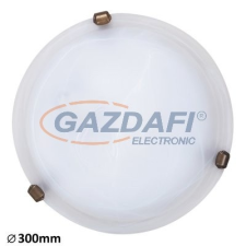 RÁBALUX 3203 Alabastro mennyezeti lámpa D30 E27 60Wfehér/bronz 230V világítás