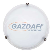 RÁBALUX 3303 Alabastro mennyezeti lámpa D40 E27 2x60Wfehér/bronz 230V világítás