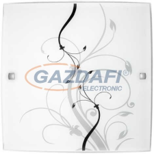 RÁBALUX 3692 Elina mennyezeti lámpa 300x300E27 60W fekete/fehér 230V világítás