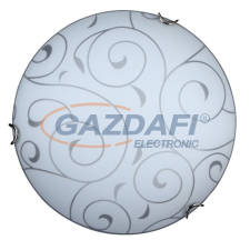 RÁBALUX 3852 Harmony lux mennyezeti lámpaD30 E27 60Wkróm/fehér 230V világítás