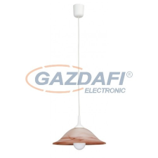 RÁBALUX 3955 Alabastro függeszték fix D30 E27 60W tabaco 230V világítás