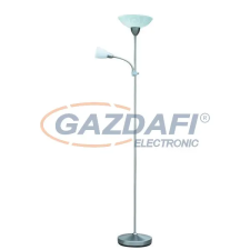 RÁBALUX 4091 Harmony lux állólámpa E27 100W+E14 40W, szatin króm 230V világítás