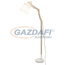 RÁBALUX 4192 Thomas állólámpa E27 max60W fehér+natúr 230V világítás