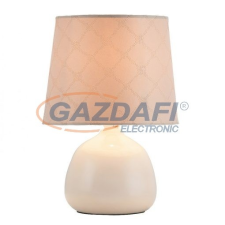 RÁBALUX 4380 Ellie asztali lámpa E14 max 40W bézs 230V A++ -&gt; E világítás