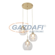 RÁBALUX 6496 Philana Függeszték E14 3X MAX 40W arany 230V világítás