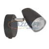 RÁBALUX 6512 Karen 1-es spot lámpa LED 4W antracit/króm 230V 3000K 280lm A+