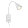 RÁBALUX 6720 Mika spot lámpa, GU10 MAX 25W, fehér 230V 1,5m kábel A++ -> E