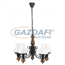 RÁBALUX 7079 Petronel 5 ágú csillár E27, 5x60W, fekete 230V világítás