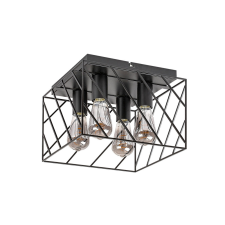 RÁBALUX 71027 Boroo, mennyezeti lámpa, beltéri. E27 4xMAX25W, D30cm világítás