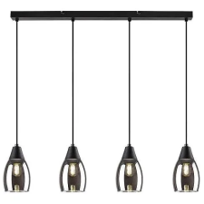 Rabalux 72184 ILMARI függeszték, fekete / füstszín, 72 cm világítás
