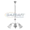RÁBALUX 7363 Francesca 3 ágú csillár E14 3x40W szatén króm 230V A++ -> E