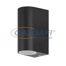 RÁBALUX 8030 Chile kültéri falikar GU10 2x35W fekete IP44 230V kültéri világítás