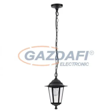 RÁBALUX 8208 Velence kültéri függeszték E27 60W fekete IP43 230V kültéri világítás