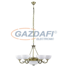 RÁBALUX 8546 Marlene 6ágú csillár E14 6x40W bronz 230V A++ -> E világítás