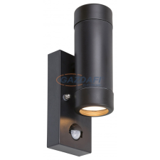 RÁBALUX 8835 Medina,mozgásérzékelős.,mfekete,GU10 2XMAX10W 230V kültéri világítás