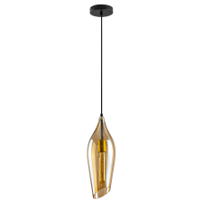 RÁBALUX BELLINI FÜGGESZTÉK E27 60W IP20 40X14CM FEKETE NARANCS ÜVEG világítás