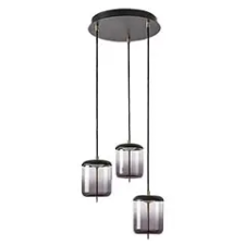 RÁBALUX Delice LED függeszték (18W) - fekete-bronz világítás