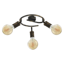 RÁBALUX FIDEL SPOTLÁMPA E27 3XMAX.25W IP20 ANTIK ARANY világítás