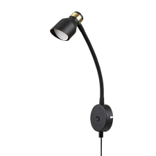 RÁBALUX LILOU FALI LÁMPA GU10 25W IP20 37,5X27CM FEKETE-ARANY világítás