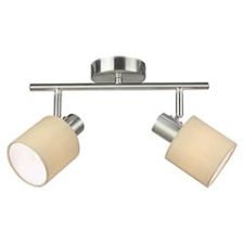 RÁBALUX Natina spot lámpatest (2xE14) - barna-mattkróm világítás